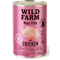 WILD FARM Pate with Chicken 400g - bezglutenowa karma dla kota
